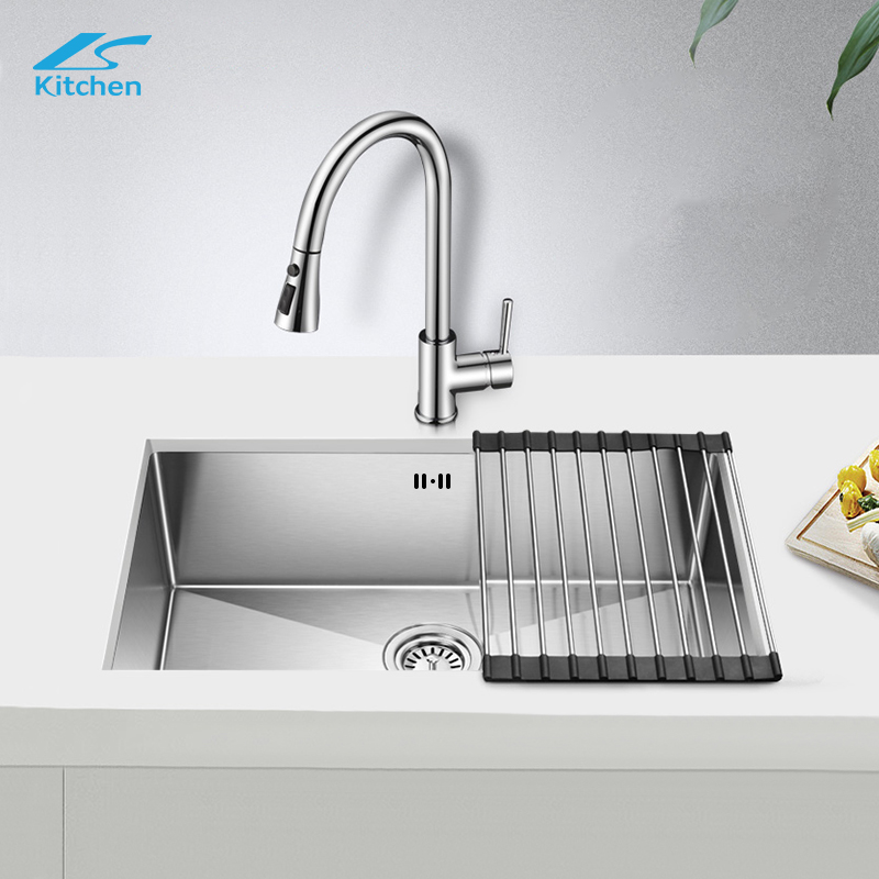 5543HB Handmade Single Bowl Undermount Stainless Steel Sink SS201/304 Handmade Kitchen Sink Single Bowl 