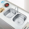New Models American Standard Apartment Size Double Bowl Kitchen Sink