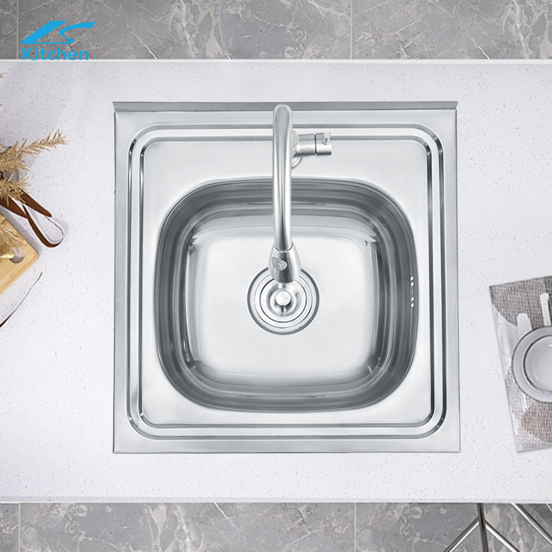  Low Price House Kitchen Sink 0.7mm Kitchen Sinks Single Types of Kitchen Sink Sink Cabinet Kitchen