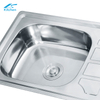 9146 Large Size Food Grade Stainless Steel Sink with Draniboard for House Kitchen 