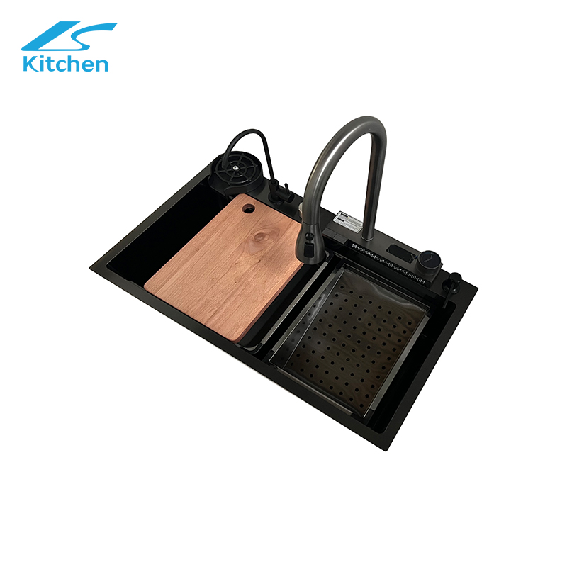 Multi Function Kitchen Sink Single Kitchen Rainfall Sink Oem Modern Apartment 3D Model Design 