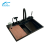 2025 Modern Washing Vegetable Stainless Steel Handmade Sink Sus304 Waterfall Smart Modern Sink