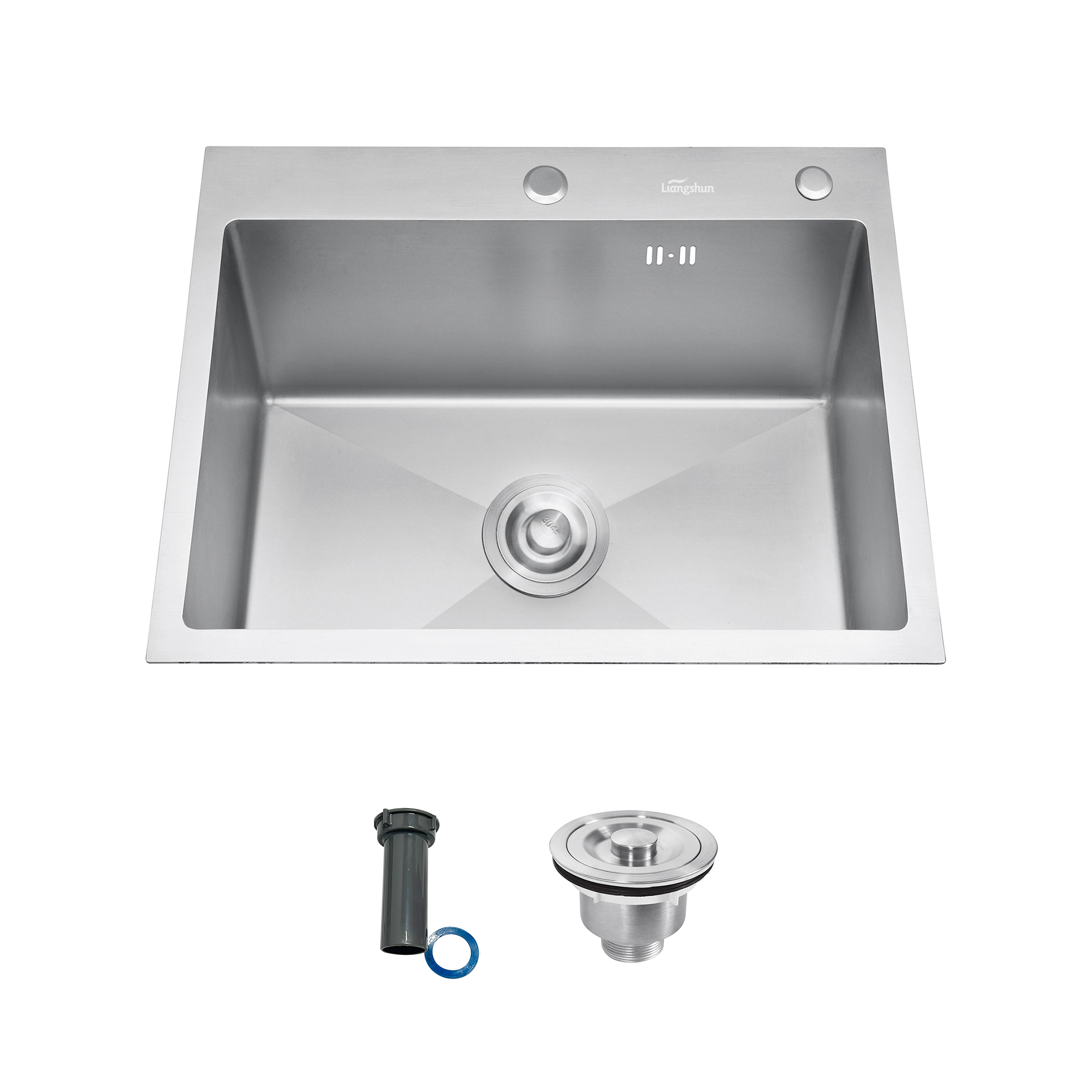 25-Inch Top-Mount RV Kitchen Sink Stainless Steel SUS304 Modern Kitchen Sink
