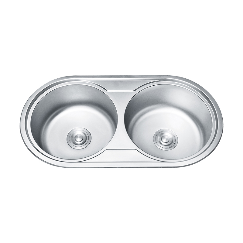8143 High Quality Home Used Stainless Steel Sink planting Finish with drainboard kitchen Sink