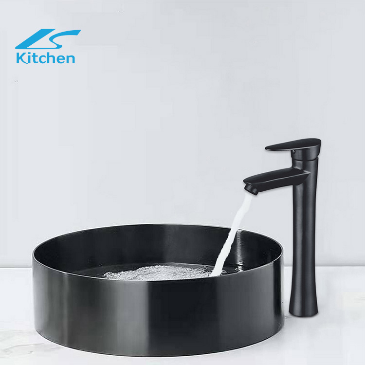 Vessel Round Sink luxury design bathroom stainless steel wash basin with easy to clean outdoor golden sink