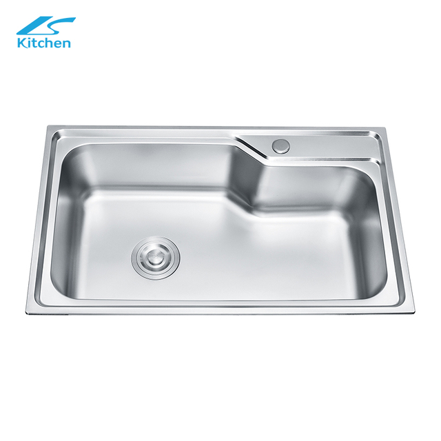 Stainless Steel Special-shape Kitchen Sink Single Bowl Above Counter Washing Basin