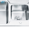 42.5"×19.3" Large Size Kitchen Double Square Bowl Sink Fashionable Attractive Design Sink