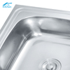 With Drainboard Single Bowl Kitchen Sink Mini Farmhouse Style 201/304 Stainless Steel Material