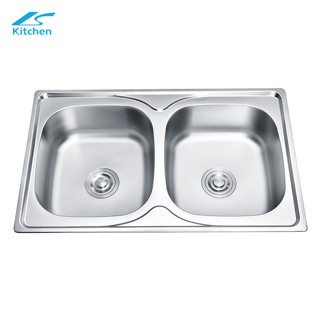 Double Basin Stretch Kitchen Sink Washing And Cooking Traditional House Sink