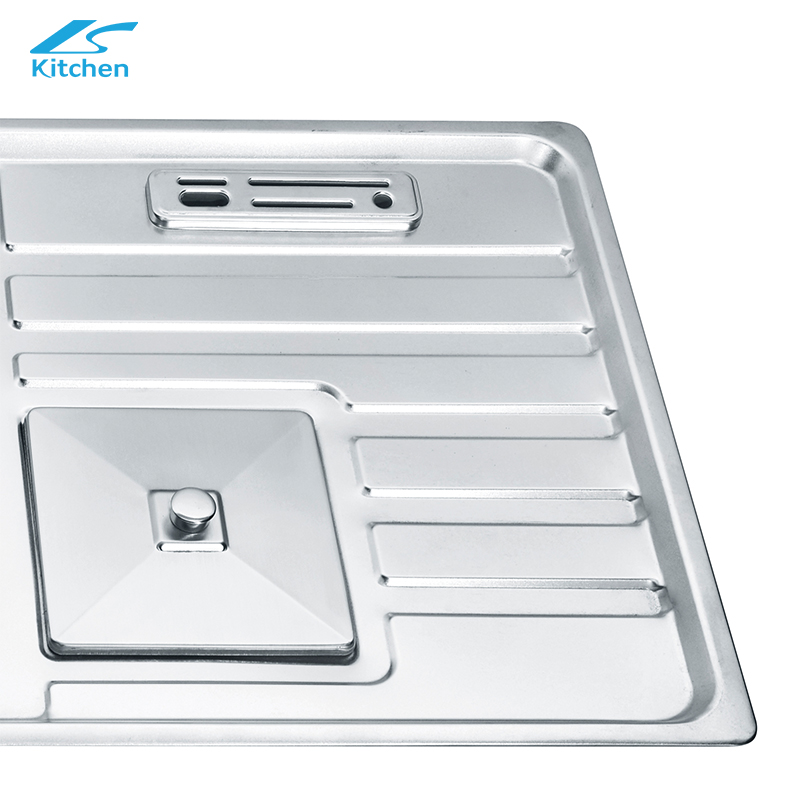 Super Large Family Traditional Double Basin Sink with Plate Stainless Steel Custom Sink