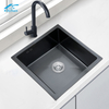 CE Certified Square-shape Handmade Modern Black Modern Kitchen Sink – Undermount Design