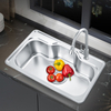 Professional Kitchen Sink Manufacturer Polished Kitchen Sink 1-Hole House Kitchen Sink without Faucet
