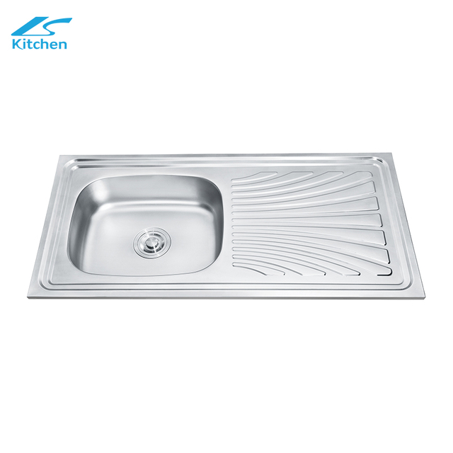 Customized 10050E Large Size Stainless Steel Sink | Water Basin with Cutting Board
