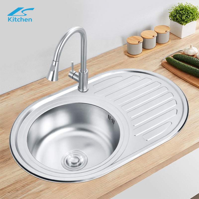 Kitchen Sink Customized Two Semicircles Stainless Steel Anti-Clogging Mesh Sink Strainer Filter in Bathroom