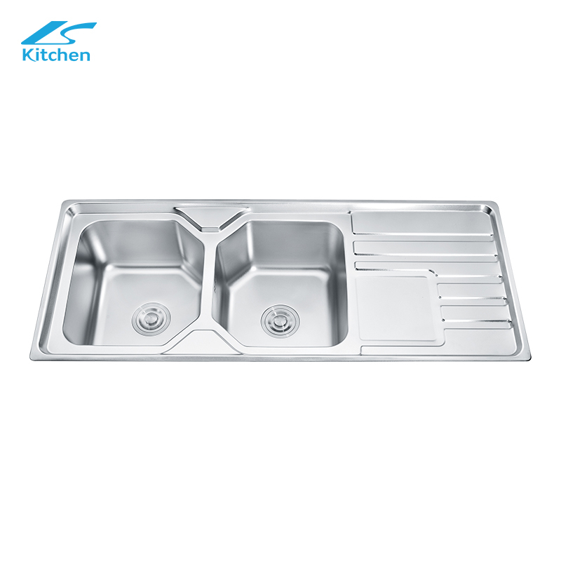 Customized Special Shape Double Washing Basin Traditional Kitchen Sink