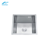 Top Silver CE Certified Square-shape Handmade Modern Modern Kitchen Sink – Undermount Design, Hot in Europe