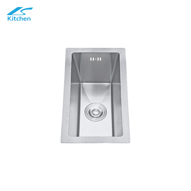 Top Silver CE Certified Handmade Modern Rectangular Mini Kitchen Sink – Undermount Design,Small Kitchen Sink, Modern Kitchen Sink