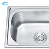 Factory Direct Sale Stainless Steel Kitchen Sink With Single Square Bowl Rectangular for Home and Hotel