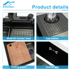Black Nano Anti-Scratch Waterfall Handmade Kitchen Sink Large Kitchen Sink