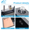 Dish Drain Rack Multi-function Nano Silver Stainless Steel Large Size Kitchen Modern Sink 
