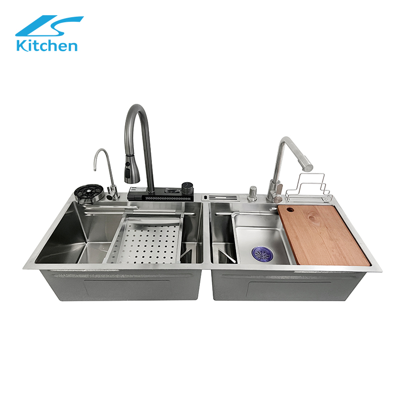 SmartFlow™ Pro Double Bowl Sink – The Ultimate Multi-Function Kitchen Workstation