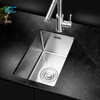 Small Silver SUS304 Stainless Steel Handmade Kitchen Sink – Rectangular Design, CE Certified