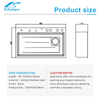 2025 Modern Washing Vegetable Stainless Steel Handmade Sink Sus304 Waterfall Smart Modern Sink