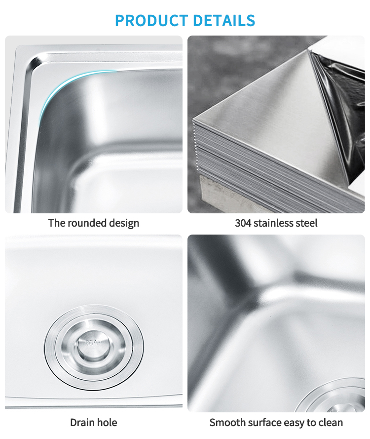 16.5 Inch Single Bowl Stainless Steel Kitchen Sink with Multi-Use Draining Shelf – Perfect for Farmhouse or Rural Kitchens – Apron Front Sink
