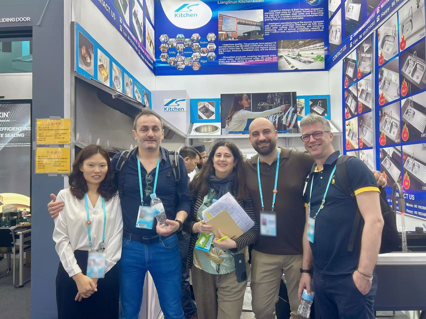 Liangshun Kitchen & Bath Co.,Ltd participated in the 137th Canton Fair with innovative sink products
