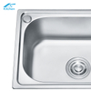 Single Basin Undermount Stainless Steel Kitchen Sink - Rectangular Rounded Corner Stretch Bar Sink, Durable & Stylish for Home Use