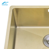 Singe Handmade Golden Basin 19.6” for Undermount Installation 304 Stainless Steel Kitchen Sink 