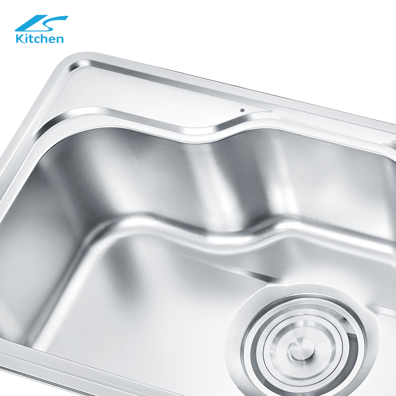 Professional Kitchen Sink Manufacturer Polished Kitchen Sink 1-Hole House Kitchen Sink without Faucet