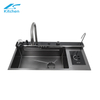 Out-pull Faucet Modern Rectangular Singe Bowl Kitchen Sink Hot Sale of Farm Kitchen ware