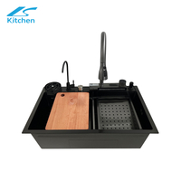 Multi Function Kitchen Sink Single Kitchen Rainfall Sink Oem Modern Apartment 3D Model Design 