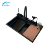 2025 Modern Washing Vegetable Stainless Steel Handmade Sink Sus304 Waterfall Smart Modern Sink