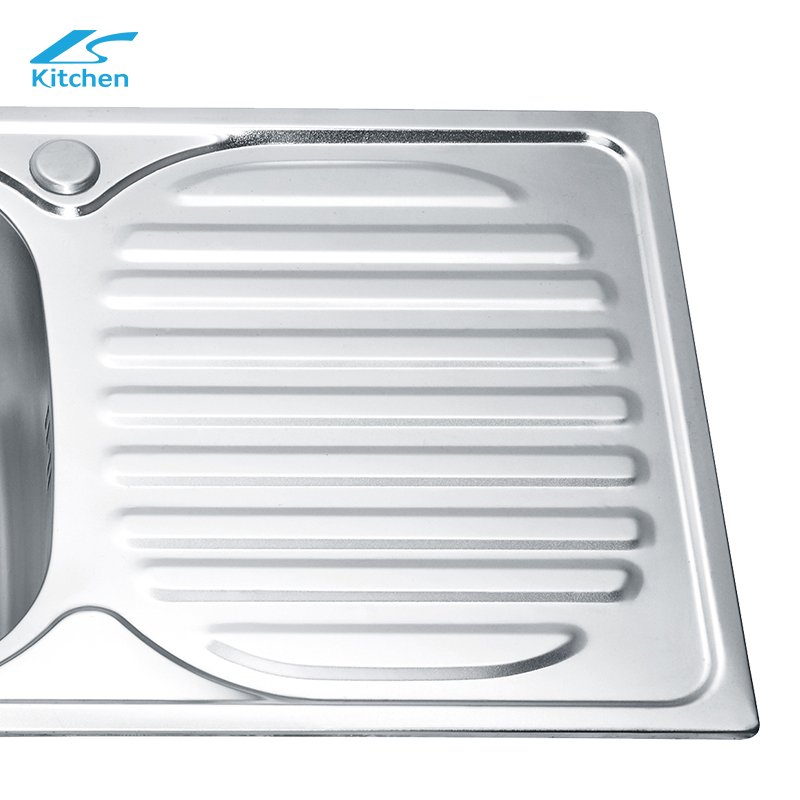 16.5 Inch Single Bowl Stainless Steel Kitchen Sink with Multi-Use Draining Shelf – Perfect for Farmhouse or Rural Kitchens – Apron Front Sink