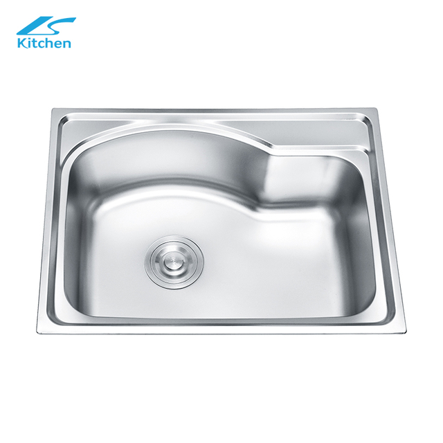  Pakistan Stainless Steel Single Bowl Modern Kitchen Sink Apartment Size Rectanglar Shape above Counter Installation without Faucet