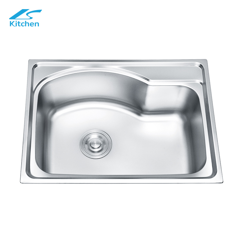  Pakistan Stainless Steel Single Bowl Modern Kitchen Sink Apartment Size Rectanglar Shape above Counter Installation without Faucet