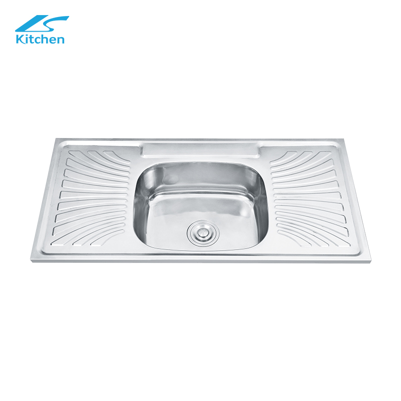 Durable SUS304 Stainless Steel Double Drainboard Sink – Outdoor & Farmhouse Use | Top Kitchen Sink