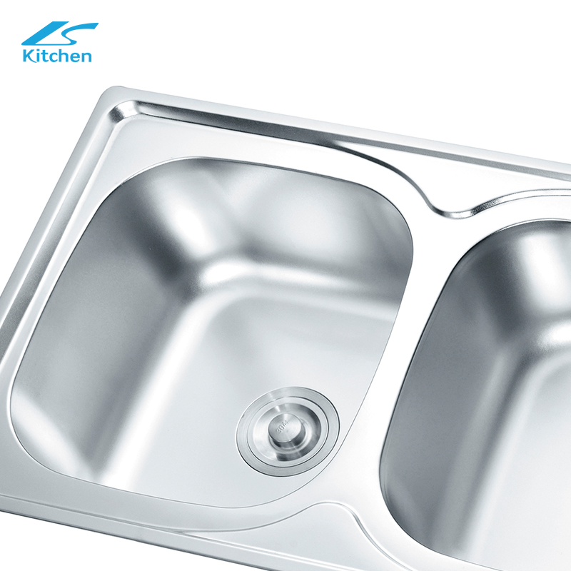 Double Basin Stretch Kitchen Sink Washing And Cooking Traditional House Sink
