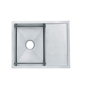 6550 Apartment size Factory Price Handmade Kitchen Sink Handmade Black Single Stainless Steel Kitchen Sink with drainboard