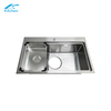 Factory Outlet Silver Hidden Handmade Kitchen Sink Countertop Undercounter Sink Kitchen and Bathroom