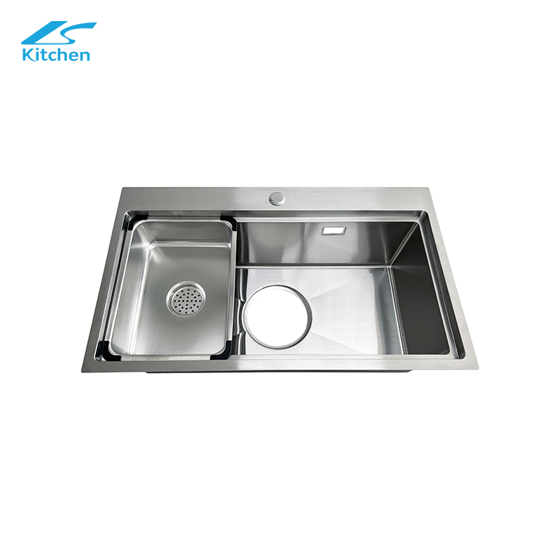 Factory Outlet Silver Hidden Handmade Kitchen Sink Countertop Undercounter Sink Kitchen and Bathroom