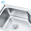 Stainless Steel Special-shape Kitchen Sink Single Bowl Above Counter Washing Basin