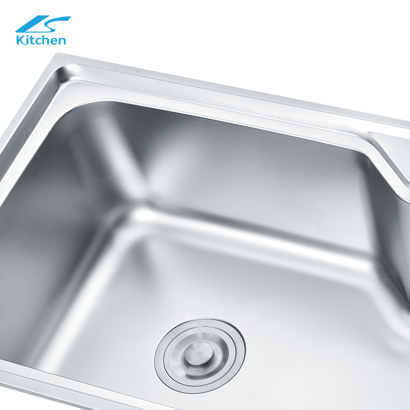 Stainless Steel Special-shape Kitchen Sink Single Bowl Above Counter Washing Basin
