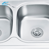 Farmhouse Kitchen Sink Single Basin with Plate Sus304/201 Stainless Steel Sink