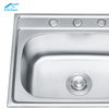  RV Caravan Motorhome Parts Stainless Steel Round Hand Wash Basin RV Kitchen Sink