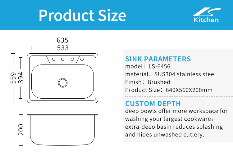 Three-Tap Hole Modern Kitchen and Bath Washing Basin Stainless Steel Silver Sink in Workstation