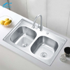China Kitchen Sink manufacturer Double Capacity Standard Bowl Sink Stainless Steel Kitchen Sink