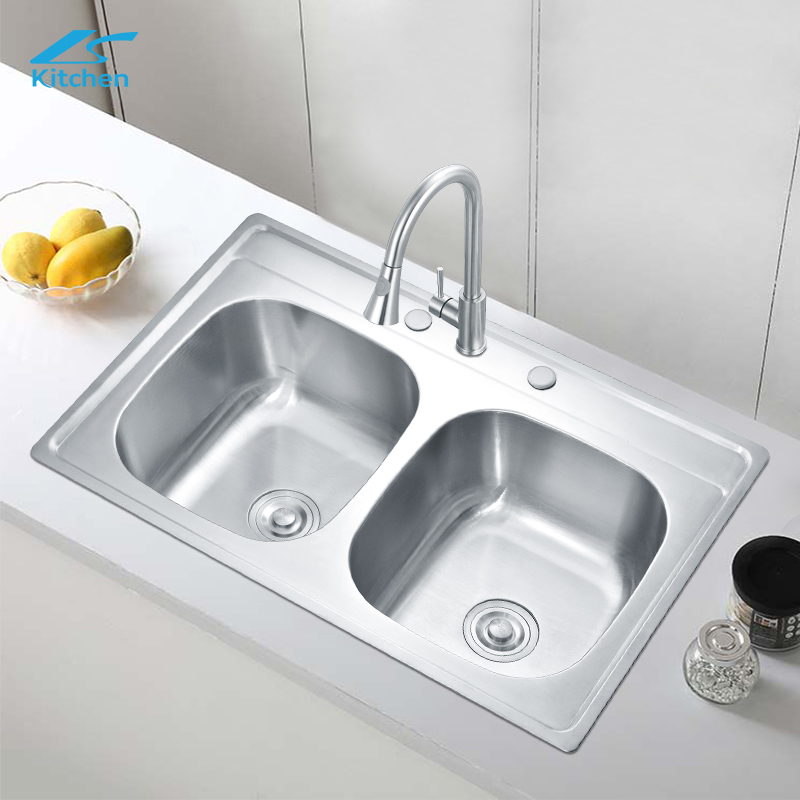 China Kitchen Sink manufacturer Double Capacity Standard Bowl Sink Stainless Steel Kitchen Sink
